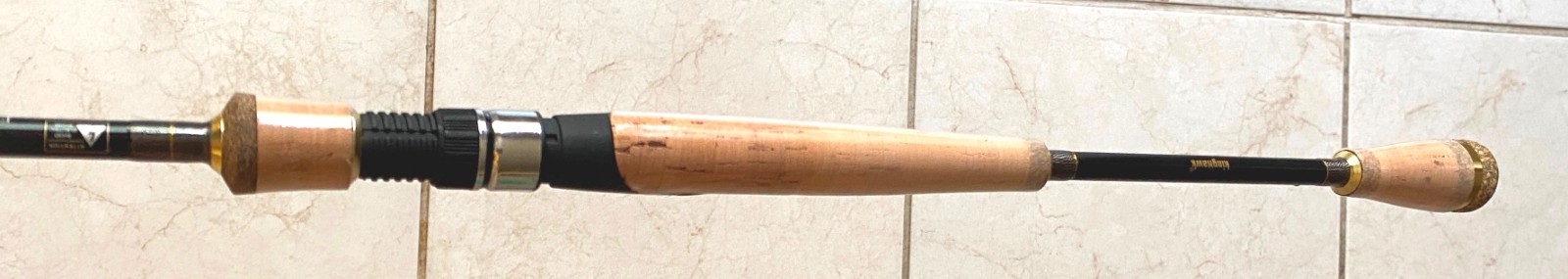 High modulus Graphite Trout Spin Rod – 2 section 9’0″ – Light Guides -New