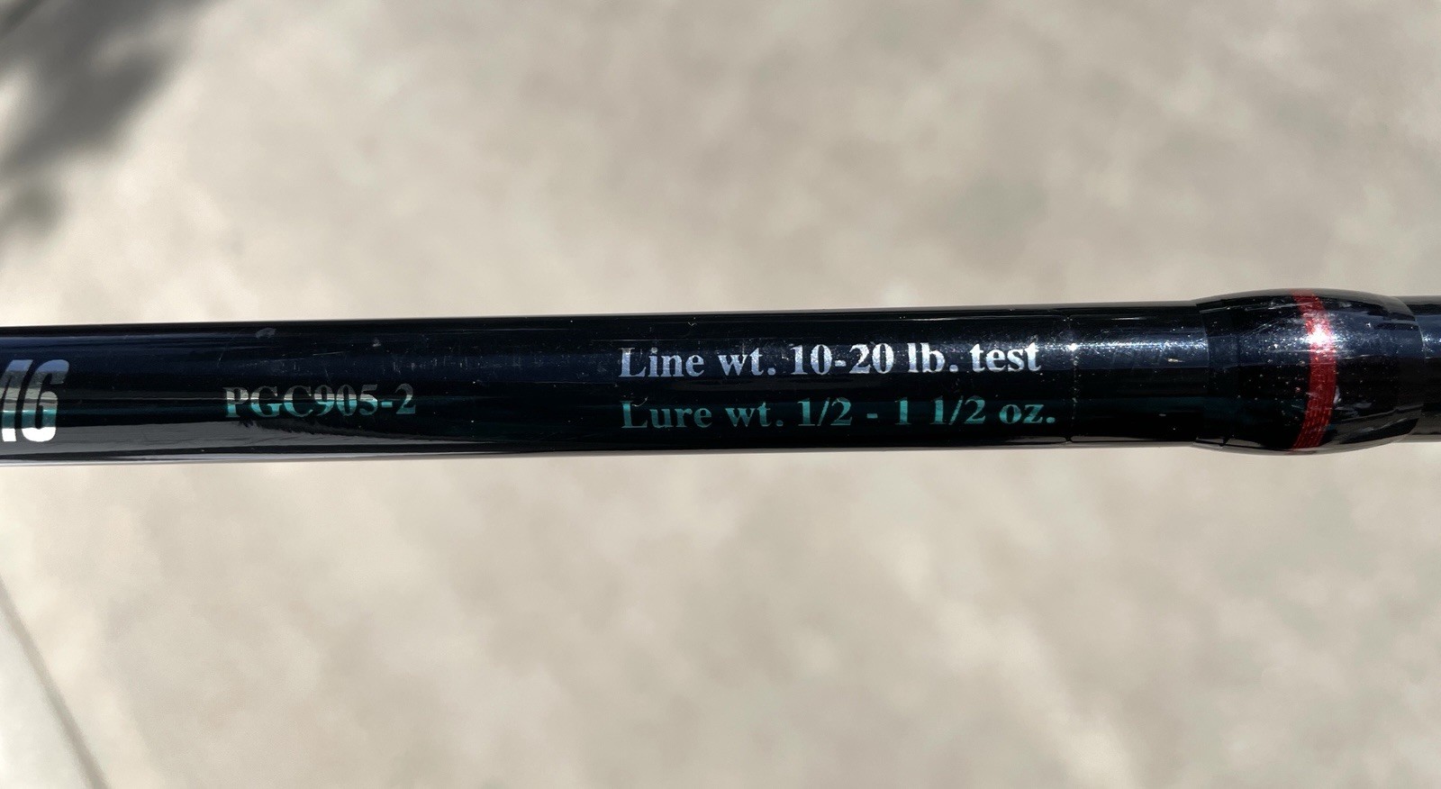 Cabela’s IM6 Pro-Guide Medium Action 9’ Cork Handle PGC905-2 Casting Rod – NICE