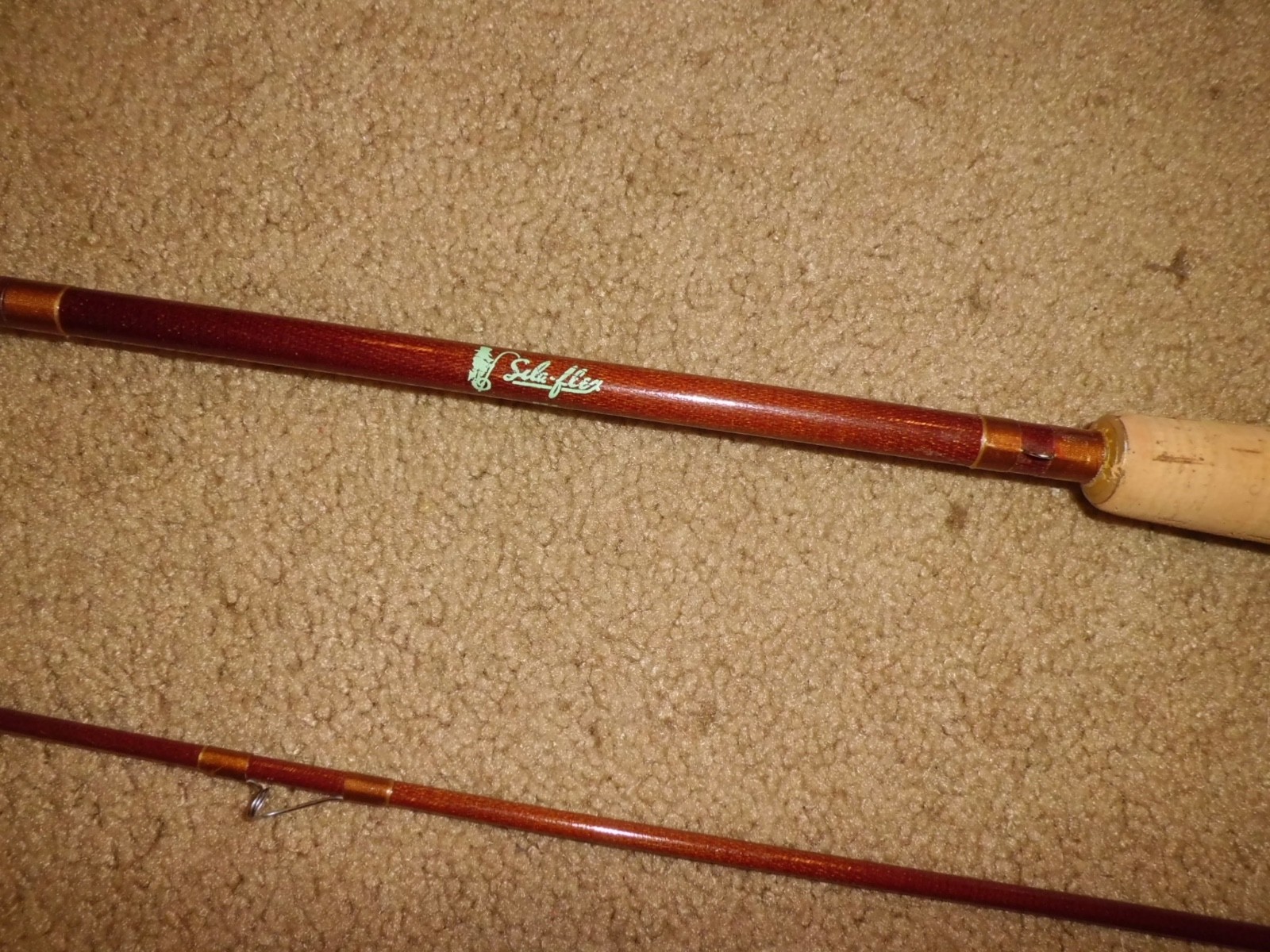 Vintage Silaflex F75 Fly 7’6″ Rod made in USA- 5-6 wt