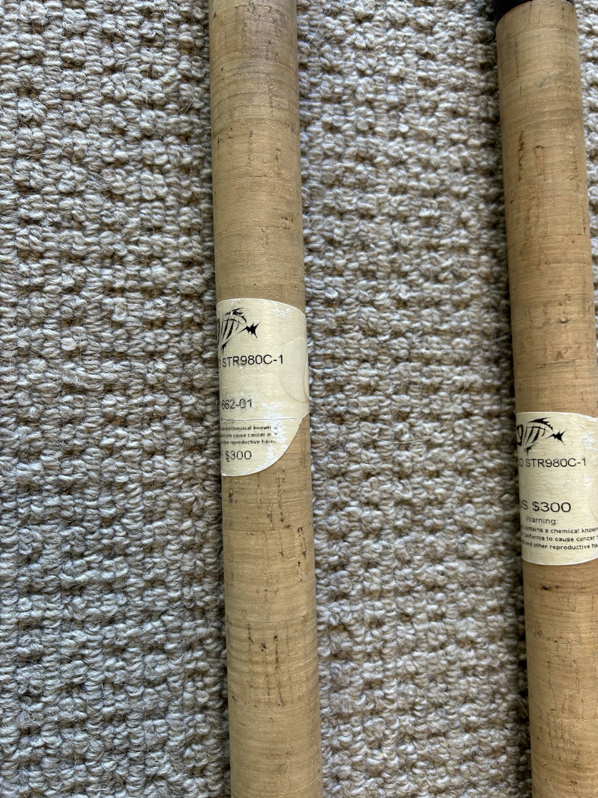 Pair of original G Loomis STR980C casting rods