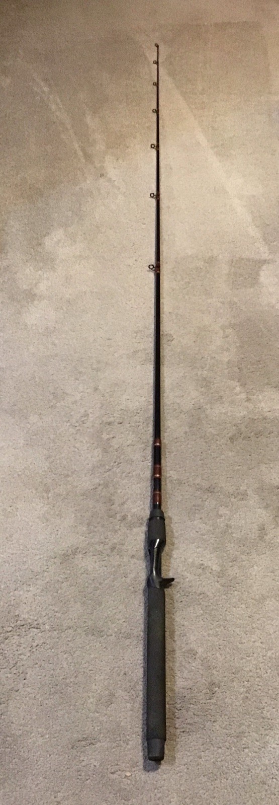 Bass Pro Shops Pro Comp II PC 76FS One Piece Rod Hvy Act 12-30 Lot 50
