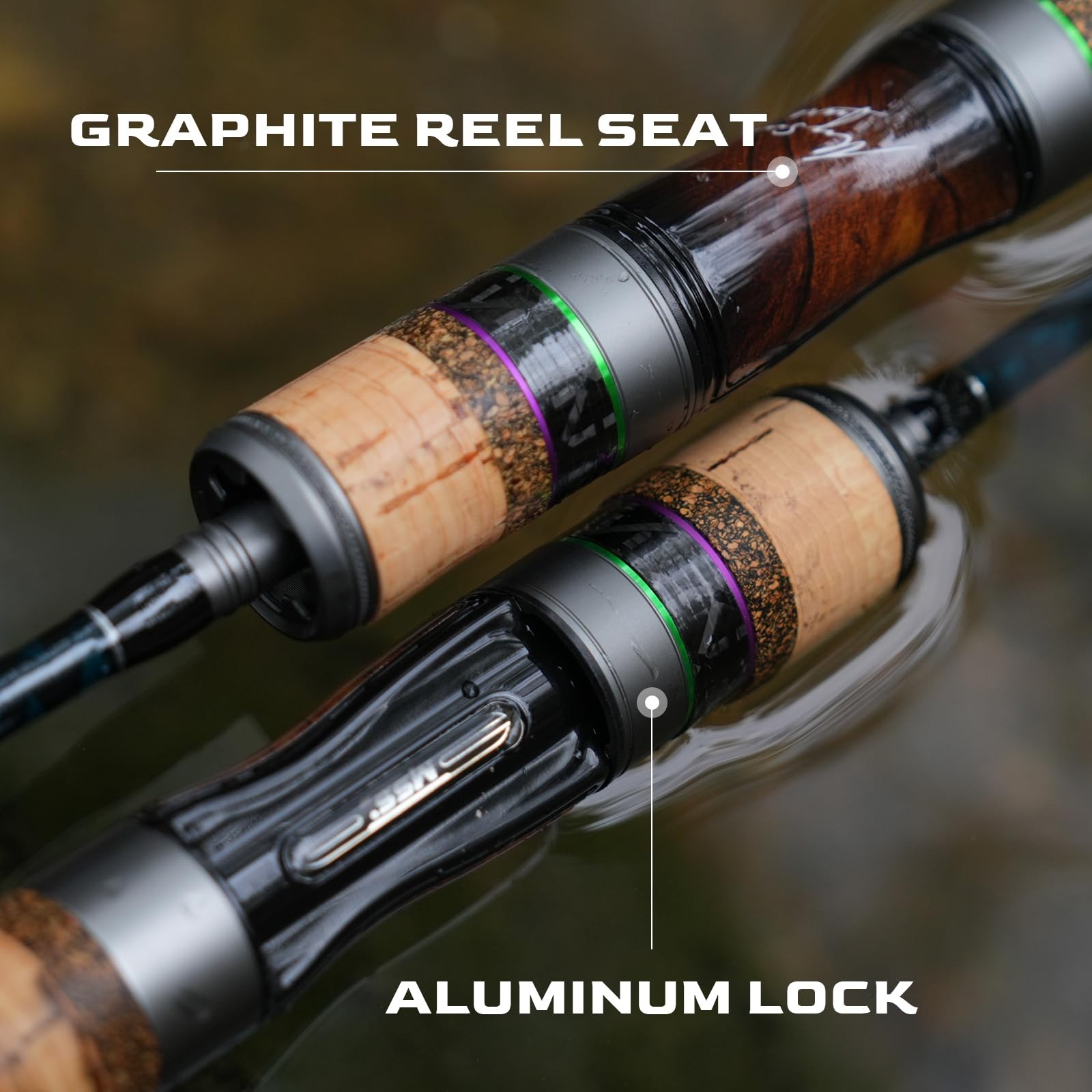 Magic L Ultralight Fishing Rod, 2PCS BFS Casting Rod, Fuji O+A Ring Guides, 4-6l