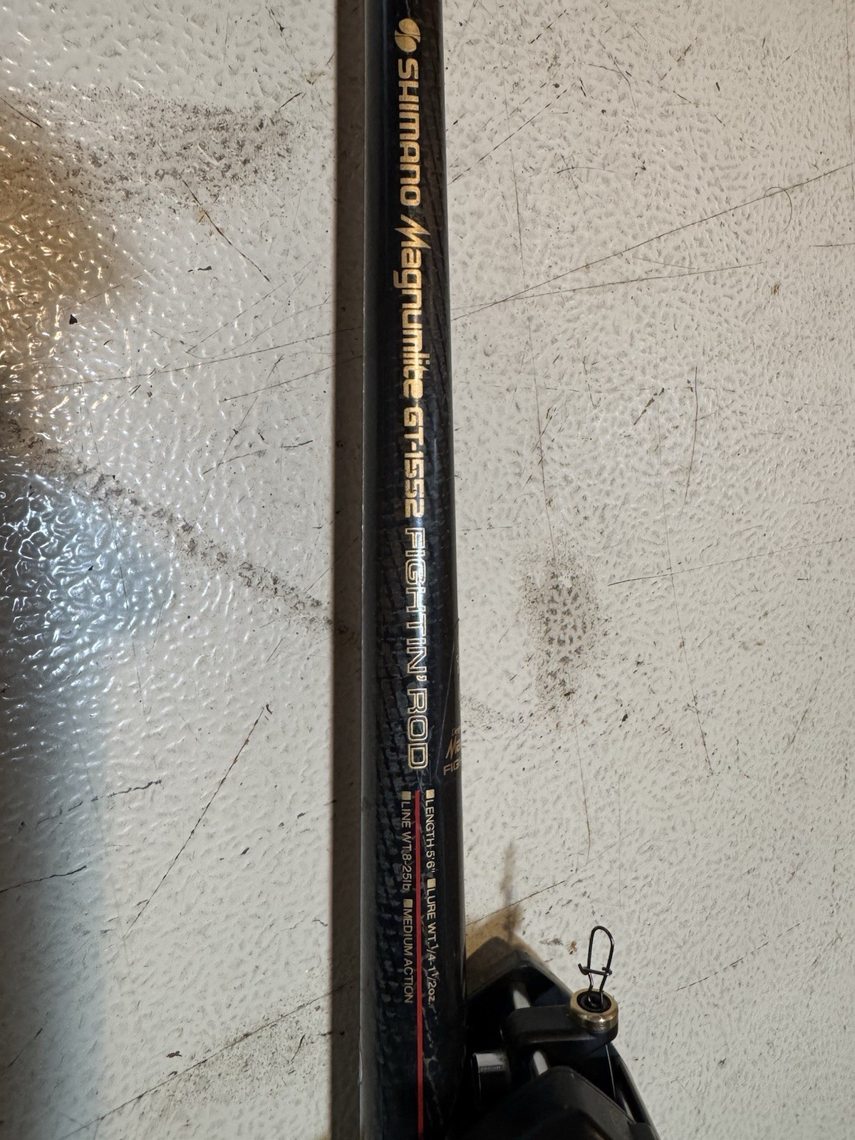 Vintage Shimano Magnumlite Gt-1552 Fightin Rod W/bantam Reel