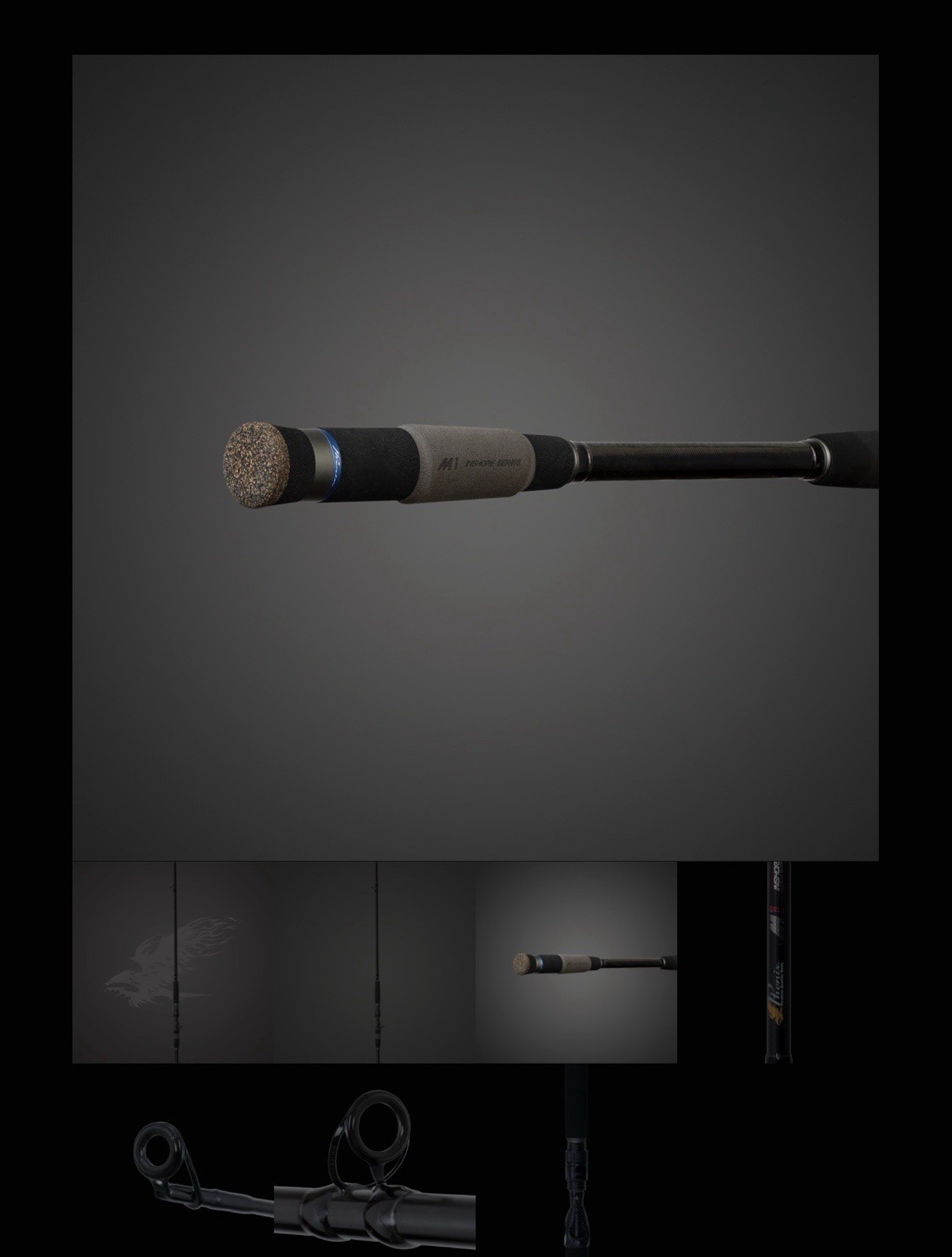 Phenix M1 Inshore Series casting Rod 7′ 11” X- Fast 15-35lbs 2-6oz line Black