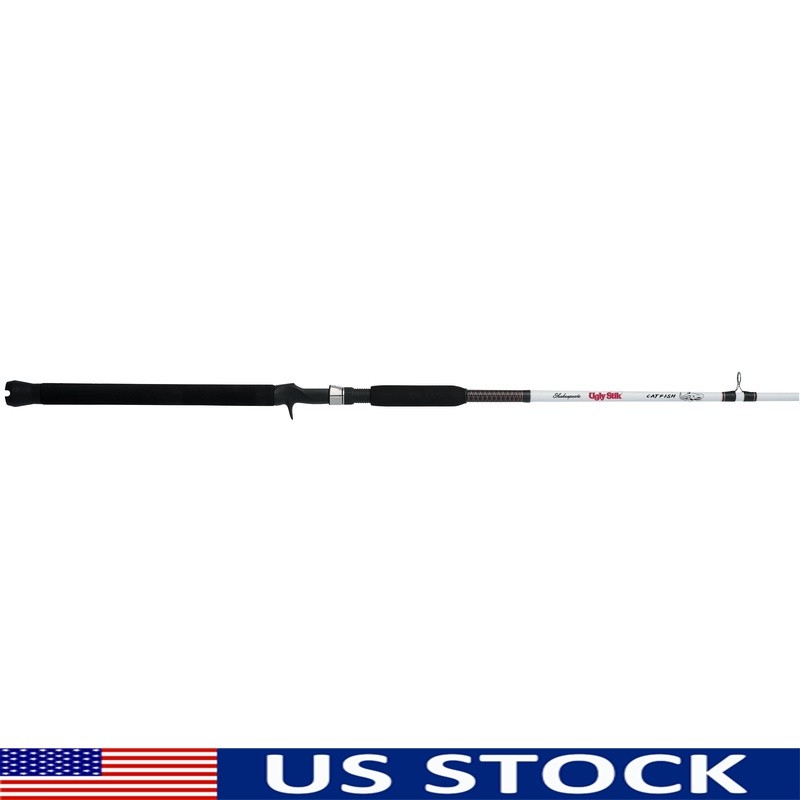 Catfish Fishing Rod 8ft Medium Heavy Durable Clear Tip Freshwater Tackle 15-30LB