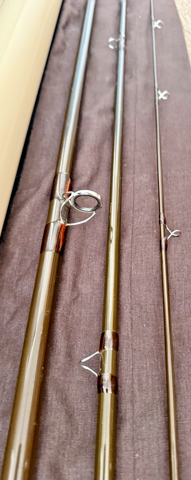 14 Foot SAGE GFL Graphite DH Salmon 3 Piece # 10 Spey Fly Rod & Travel Tube