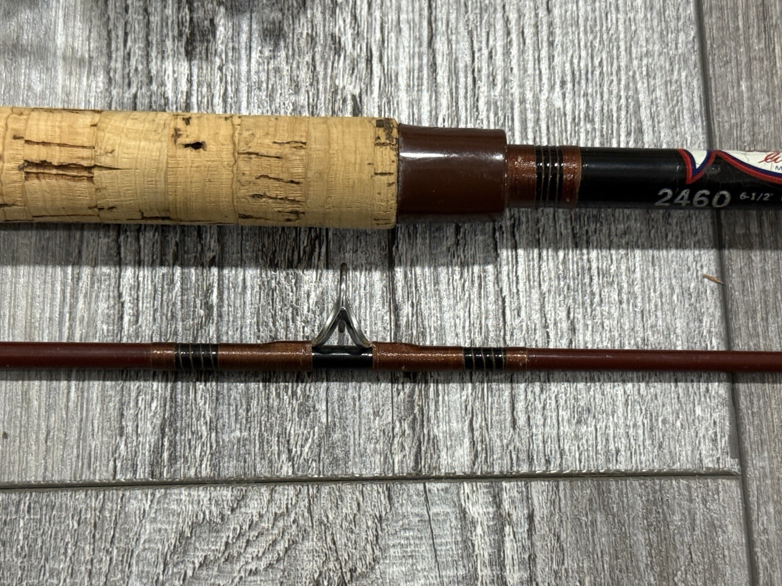 Vintage Garcia 2460 6 1/2′ 2 Piece Rod + Garcia Mitchell 510 Spinning Reel Combo