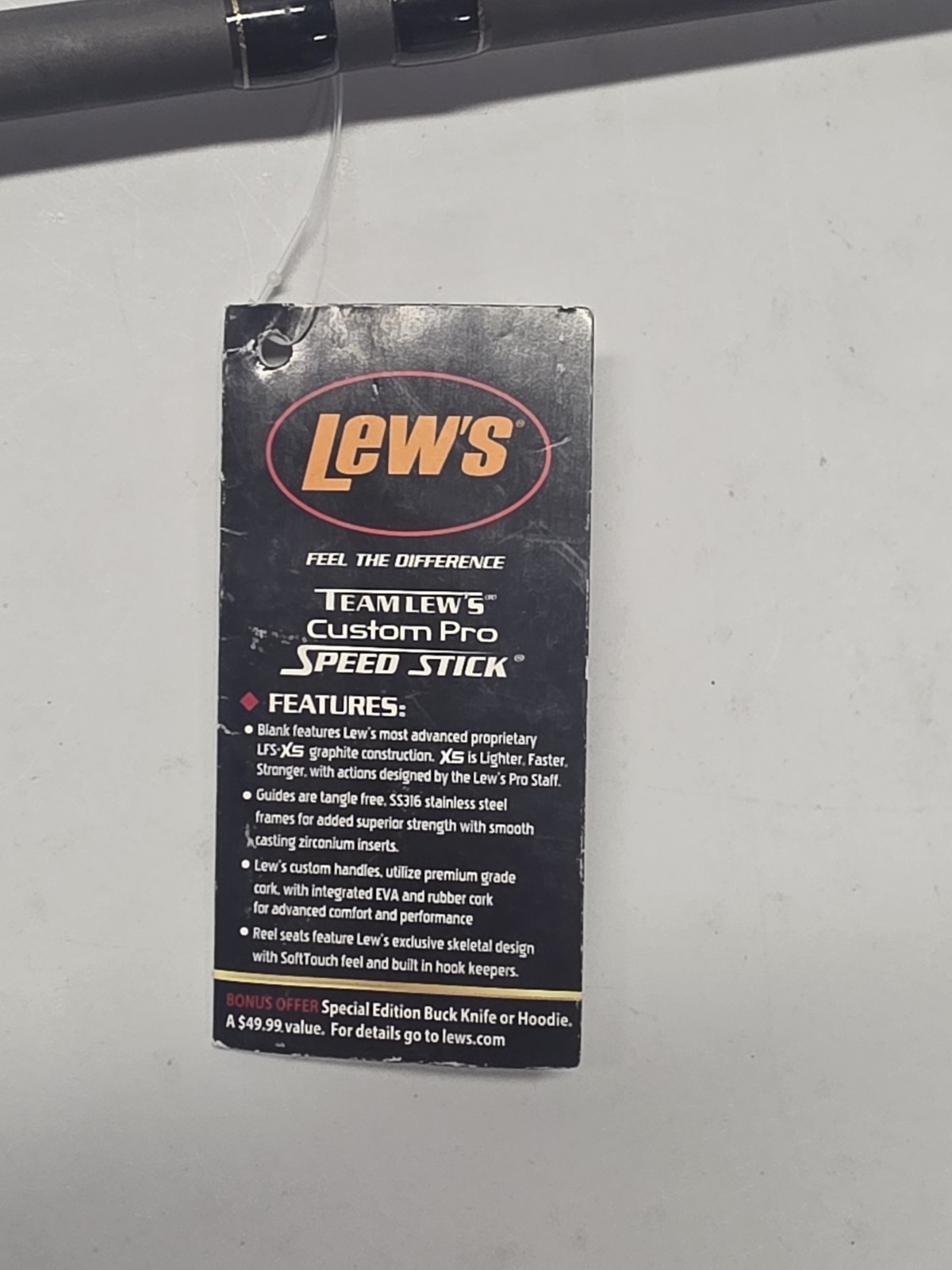 Team Lew’s Fishing Speed Stick The Monster Flipping Rod 9’0″ Heavy Fast