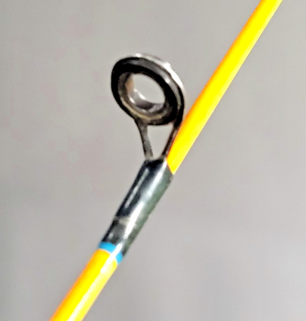 Vintage Ryobi Fintek Night Stik 1-Piece Spinning Rod, Model NS 160M, Graphite