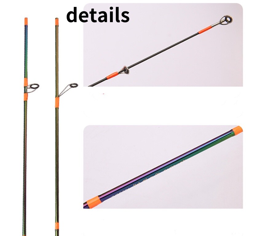 Carbon Lure Fishing Rods Carbon Fiber Spinning/Casting Fishing Poles 1.68M/1.8M
