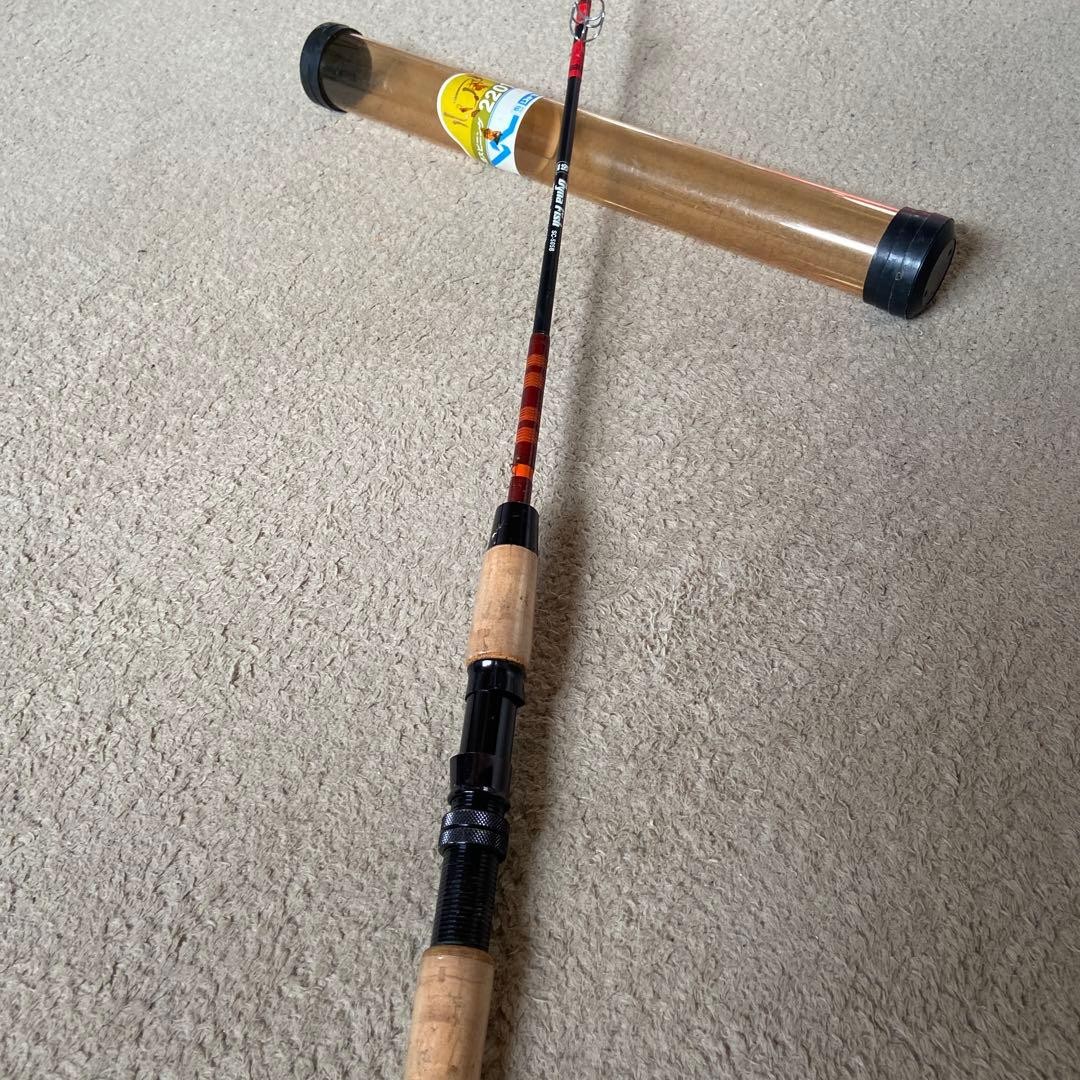 Ryobi 2201 Carbon Fishing Rod with Cork Handle & Case for Stream Fishing