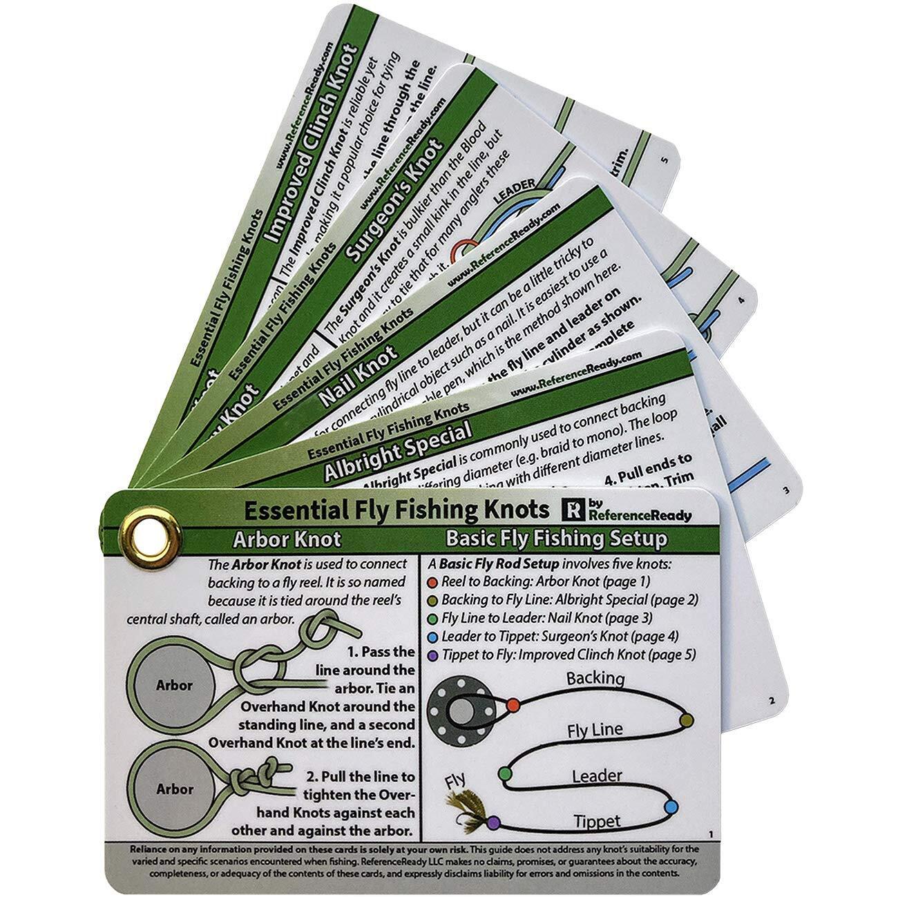 Fly Fishing Knot Cards – Waterproof Guide to 14 Essential Fly Fishing Knots