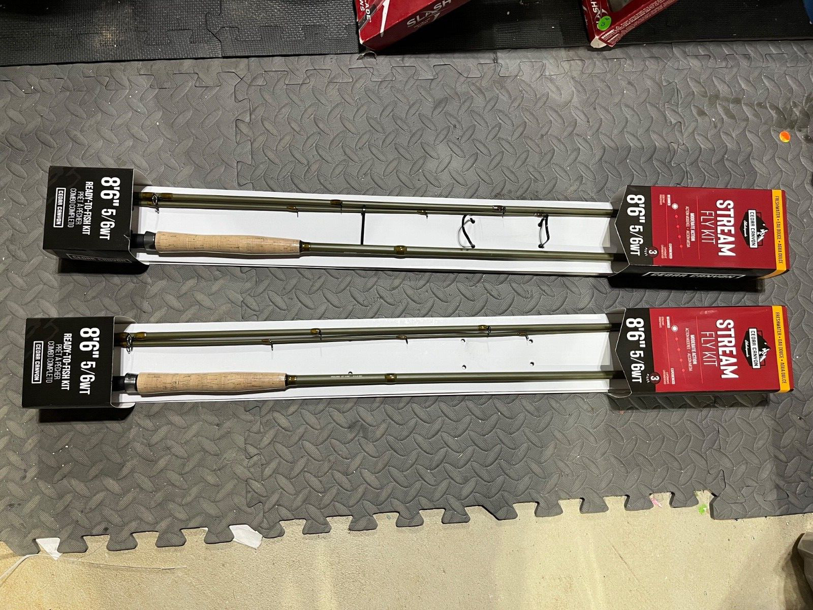 Cedar Canyon fly fishing rods (you get two) (25208)