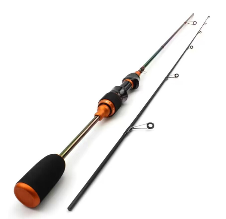 Fishing Spinning Rod 1.68M/1.8M Carbon Fiber 2Tips Lure Pole Casting Fishing Rod
