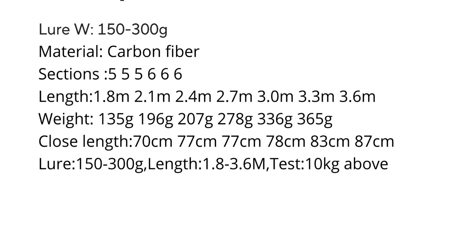 Telescopic Fishing Rod Sea Saltwater Freshwater Rods Extra Strong – Various