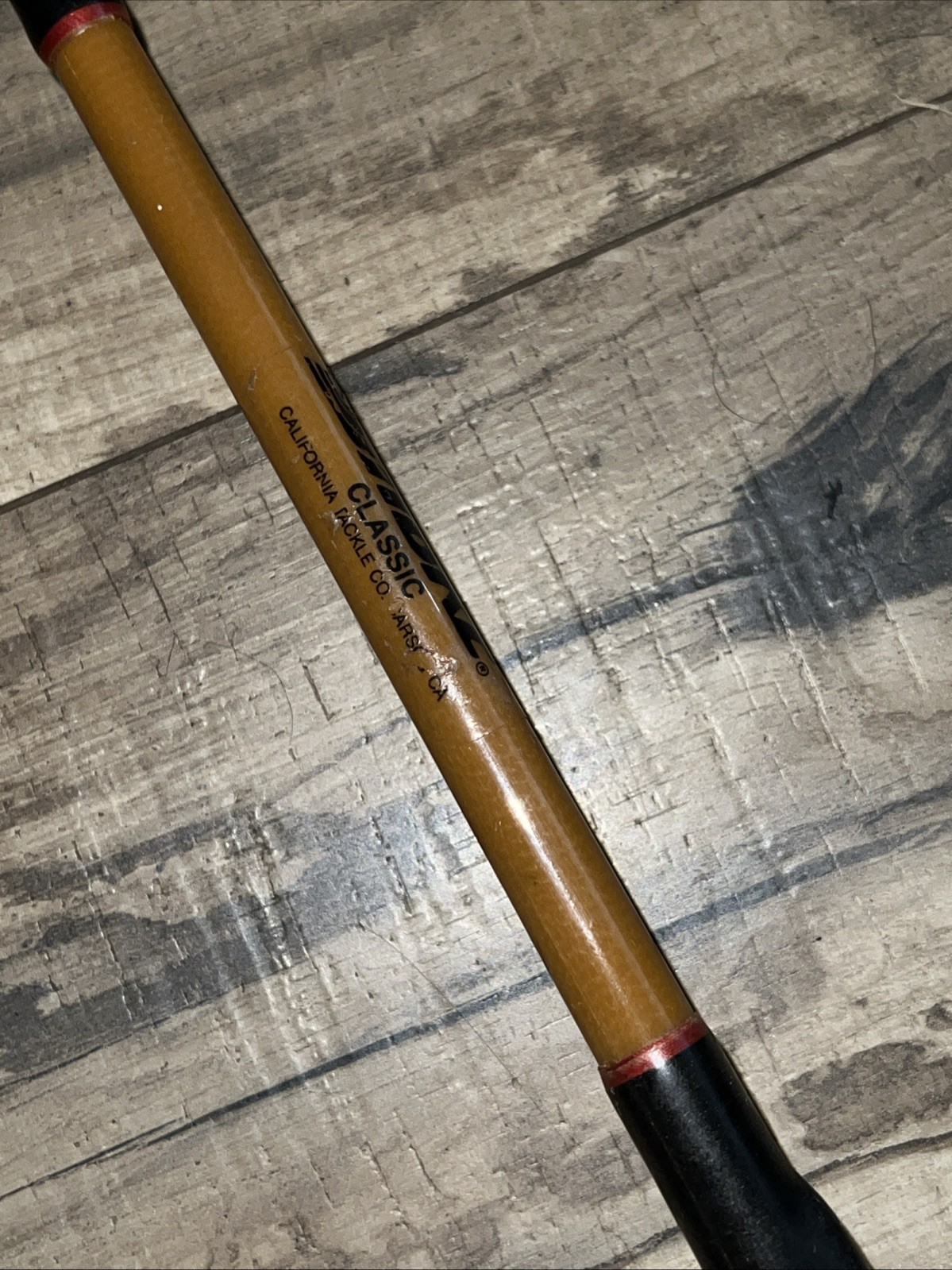 Sabre Classic Stroker 1pc 1661c 6’ Fishing Rod 30-80lb Test, Missing One Guide