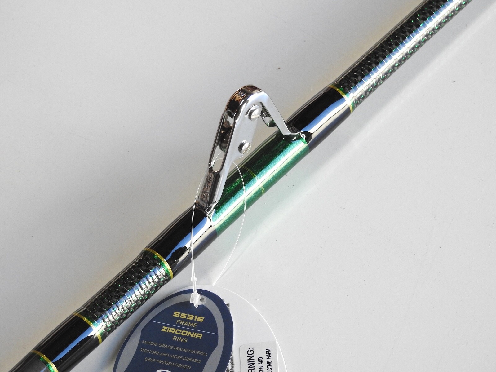 Saltwater Offshore TROLLING Rod 6′ 1PC 50-130 LB Saltwater Fishing Rod
