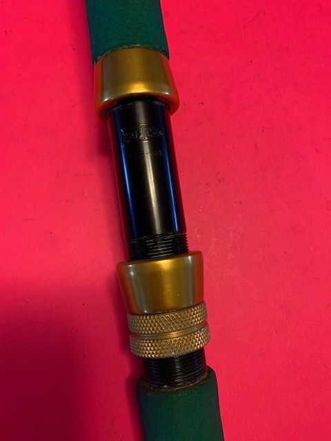 VINTAGE CUSTOM SABRE 6 FOOT 6 INCH 50 TO 100 POUND RATED TROLLING FISHING ROD