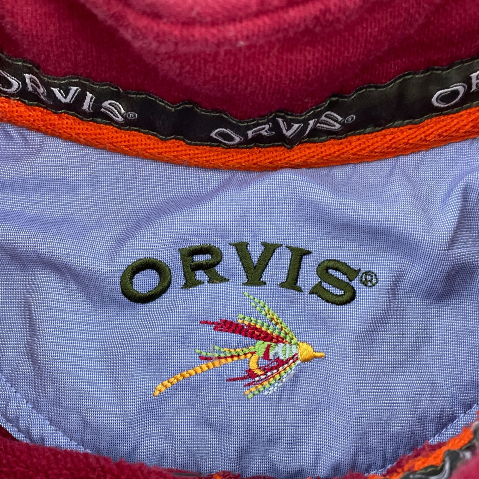 Orvis Mens Burgundy Pullover Sweater XL/EG – Cotton & Polyester 4634