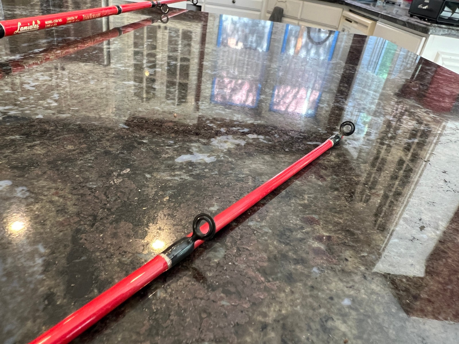 Lamiglas CGR 762 L Team Kokanee 7’6″ Rod Jared Johnson BROKEN TIP 4-8lb