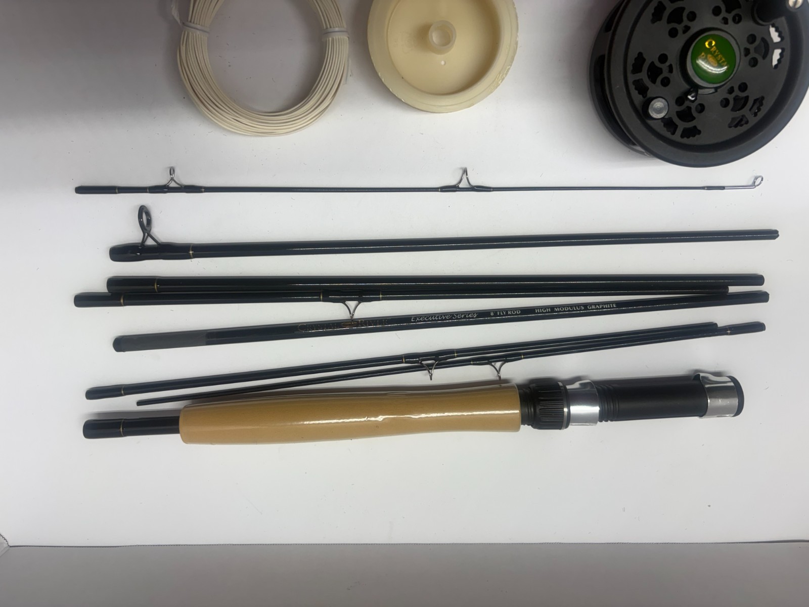 Crystal River Fly Rod Executive Series Travel Kit Set 4/5 8 Pcs Rod