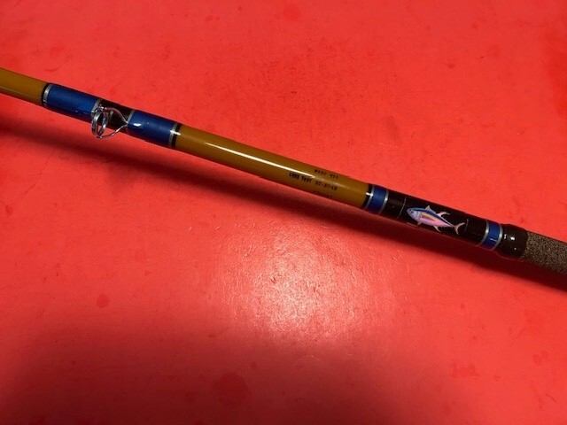 SABRE 530 9 FOOT 20 TO 50 POUND RATED JIGSTICK FISHING ROD EXCELLENT PRISTINE