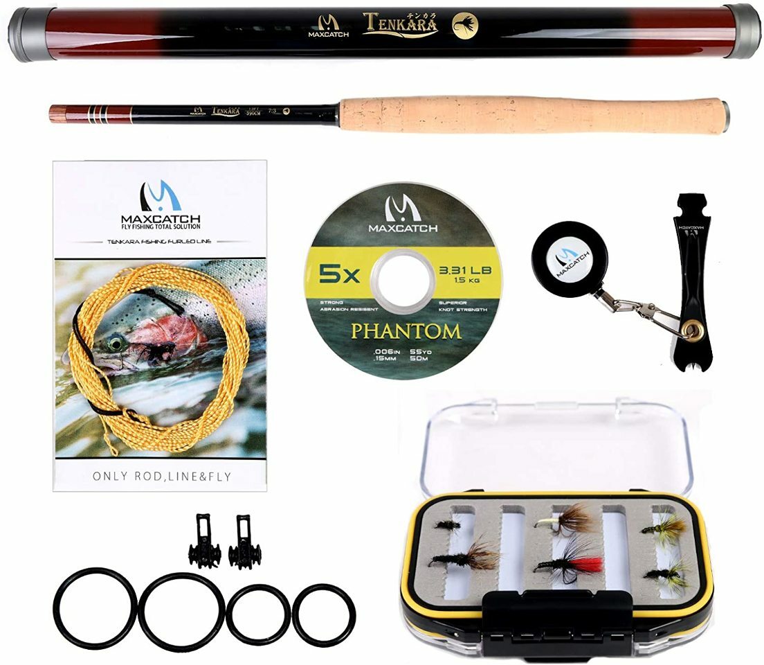 12ft Maximumcatch Maxcatch Tenkara Fishing Rod Combo Complete Kit