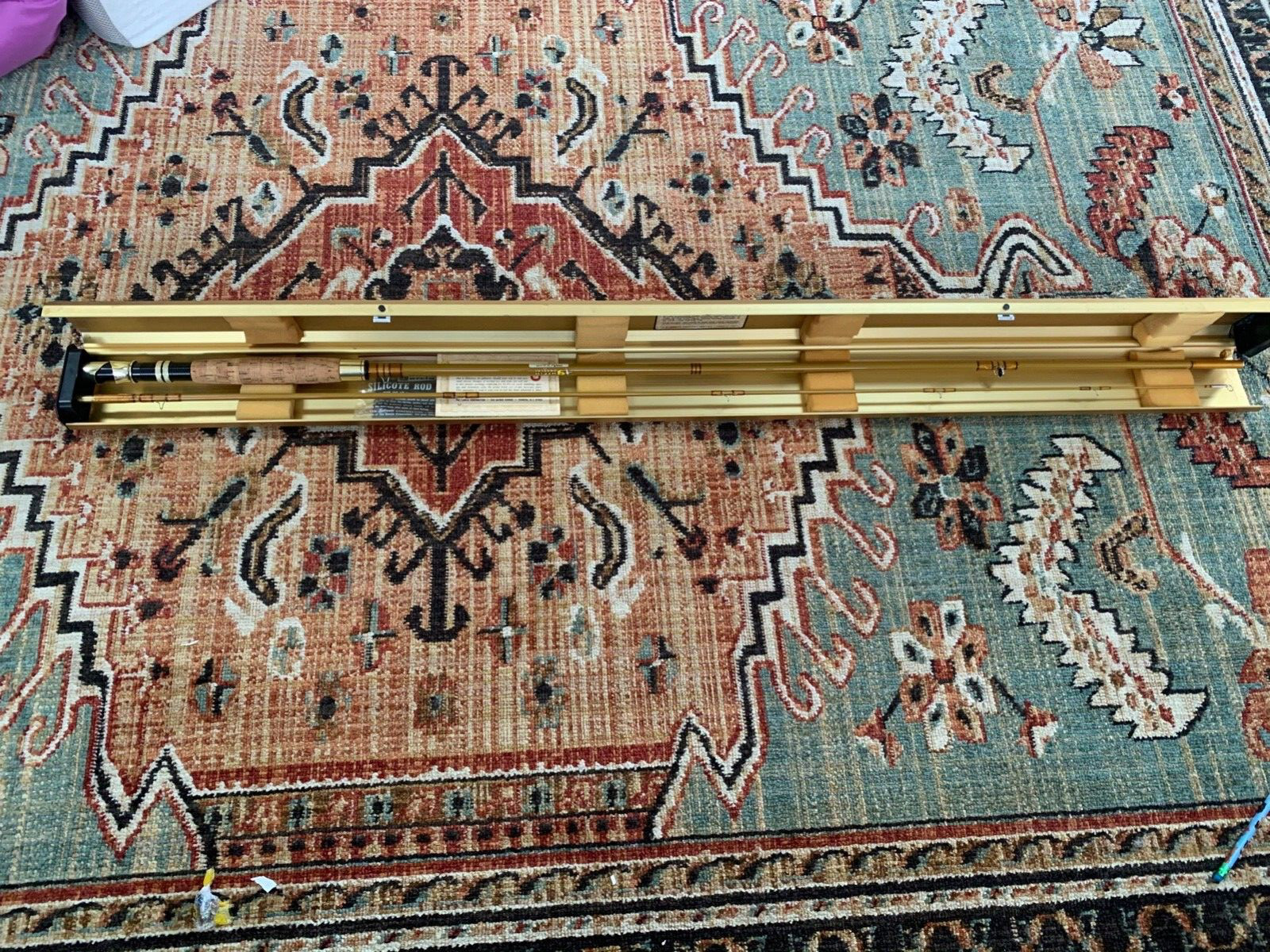 Garcia Conolon 2404 B fly fishing rod made in USA (20674)