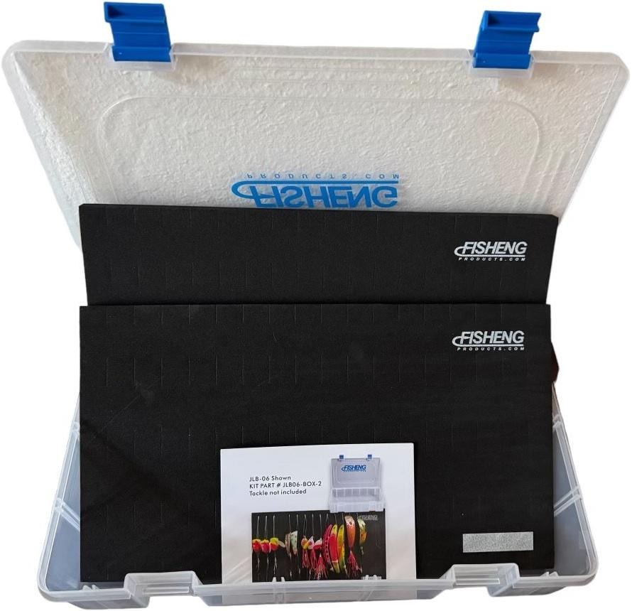 FISHENG COMBO BOX W/BOARDS 7-3/4″x13-1/2 INCLUDES TACKLE BOX WITH 2 JLB-06 BOARD
