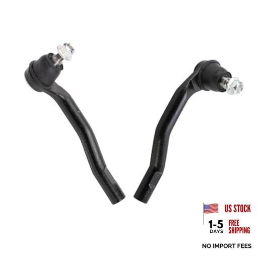 Outer Driver and Passenger Side Tie Rod Set 2 Piece Compatible with PSA72885