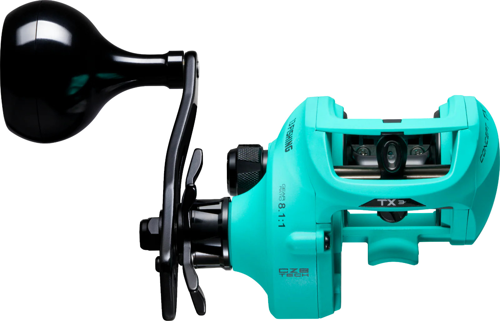 13 FISHING Concept TX3 Baitcast Reel – 8.1:1 + Braid 18Kg TX3-8.1-RH