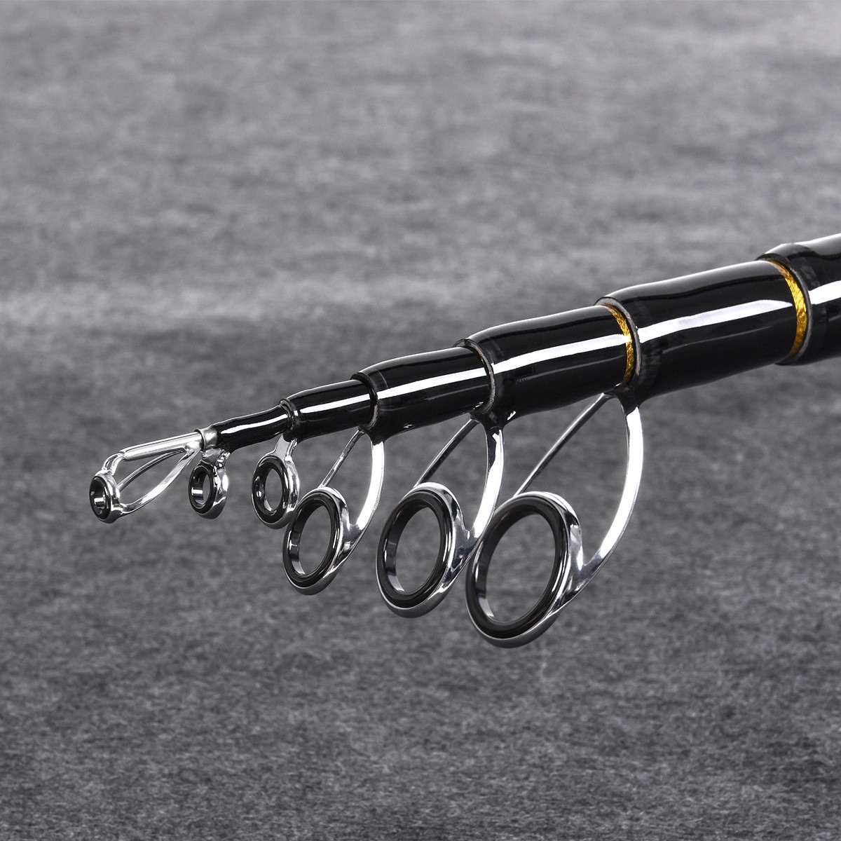 1.8M-2.7M Compact Design Telescopic Fishing Rod for Saltwater and Freshwater