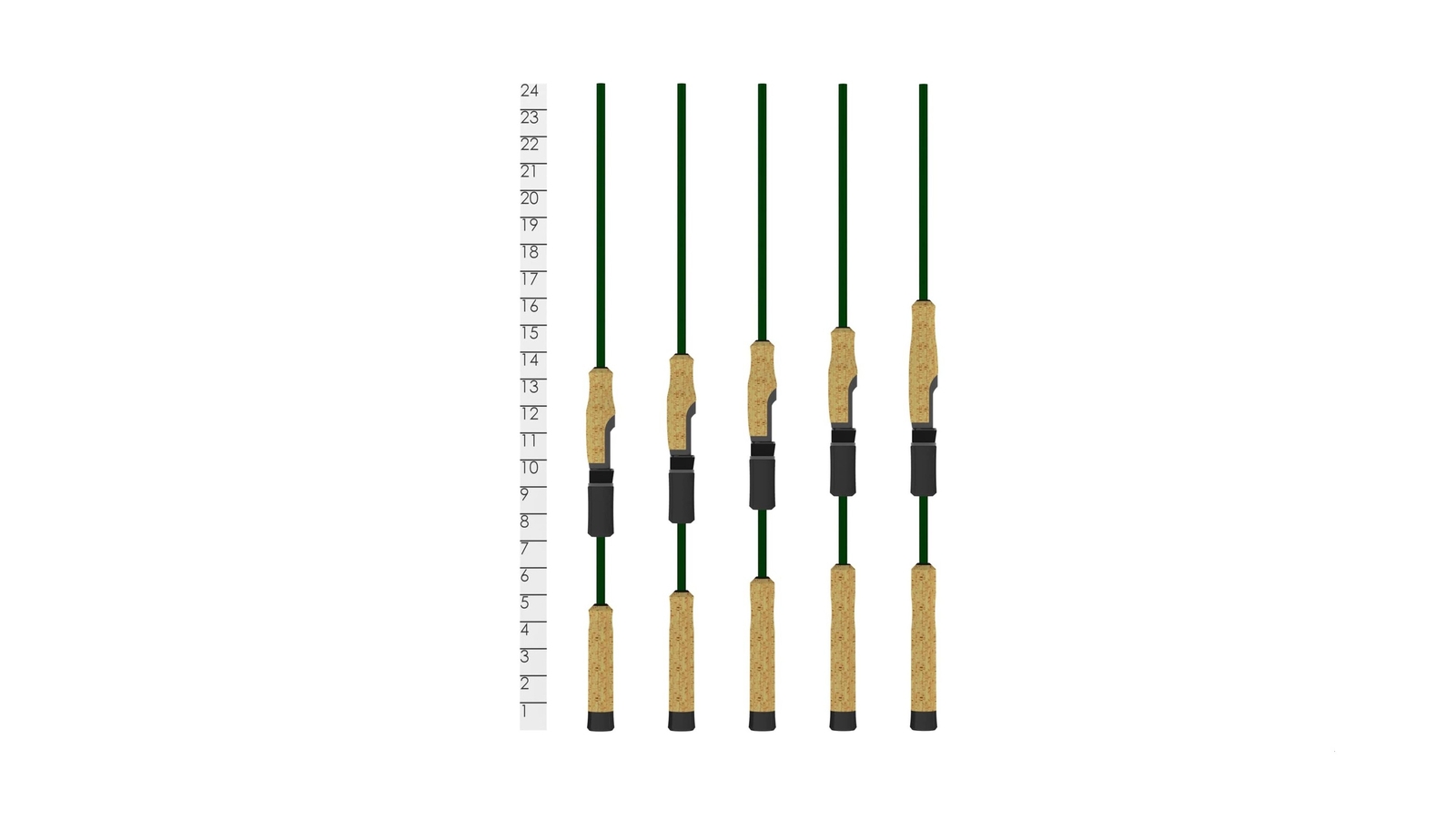 St. Croix Rods Eyecon Spinning Rod, EYS 6’6″ Medium/Fast 2 Pc.