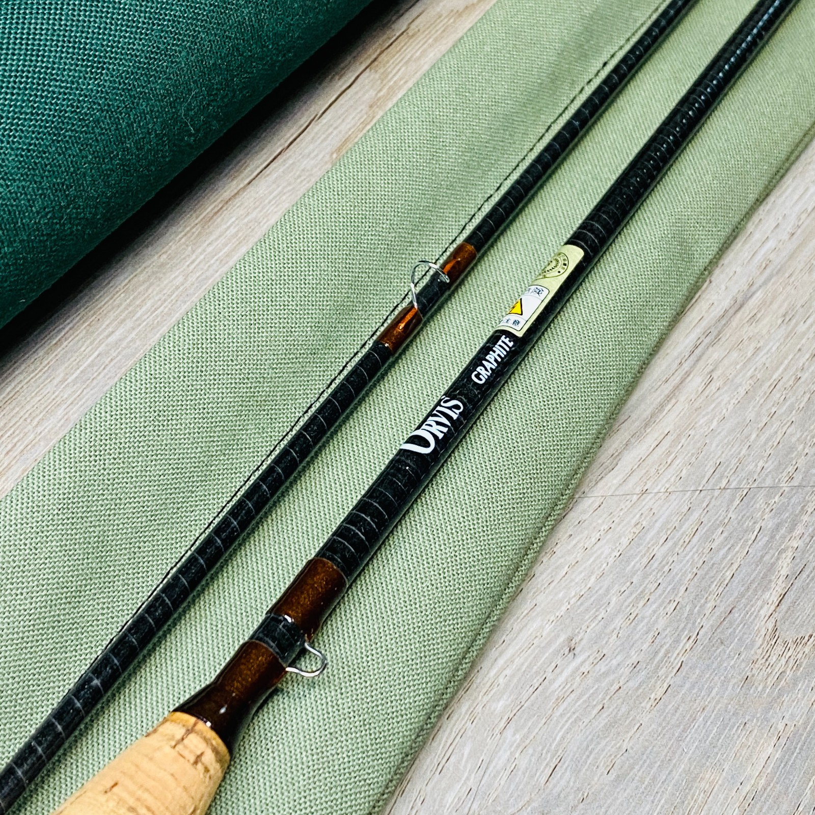 Orvis Superfine Seven Eleven 7’11” 4wt Fly rod w/Tube Socks (334