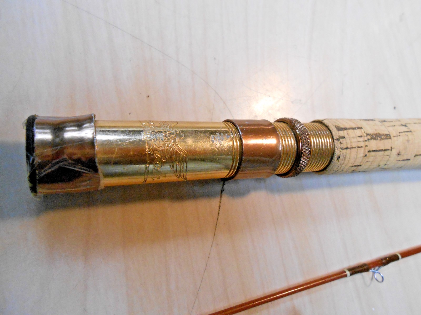 Vintage FENWICK Feralite FF84 Fly 8’6″ Rod- USA- #H53541 fly line 5-6