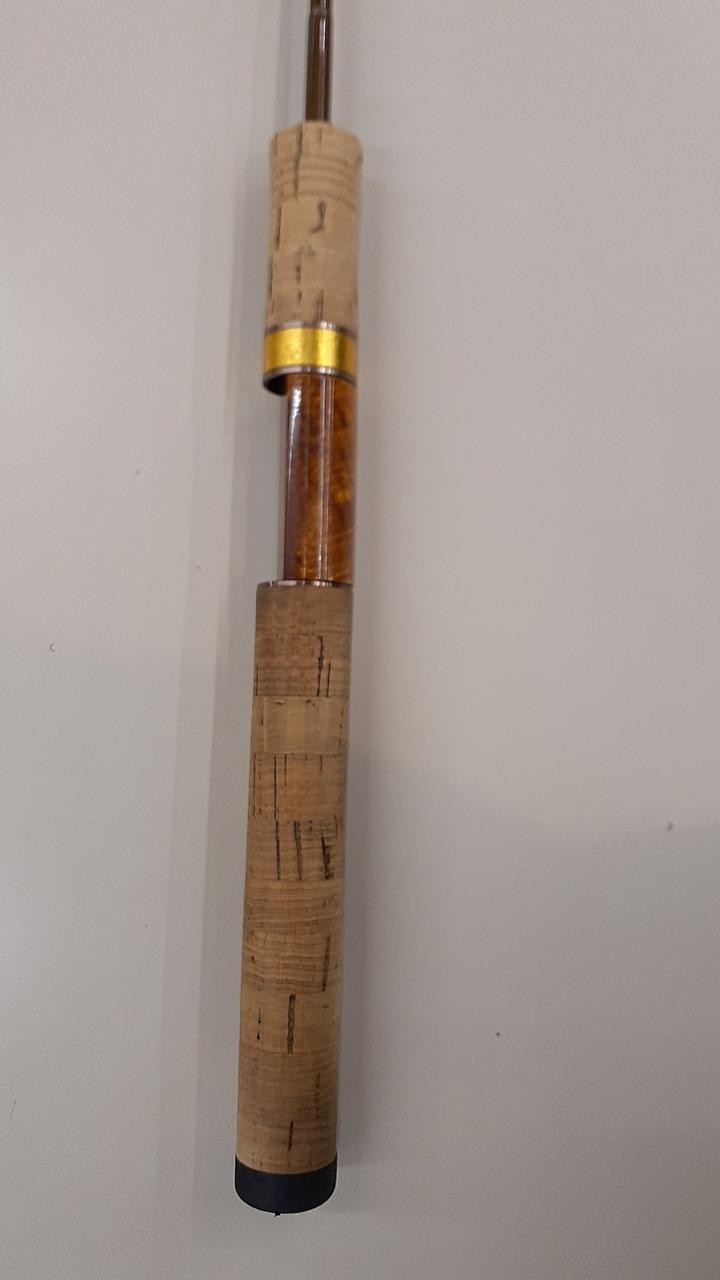 RodioCraft Meister Bronze Wolf Trout Fishing Rod 6ft2in, Guide Damage, Case