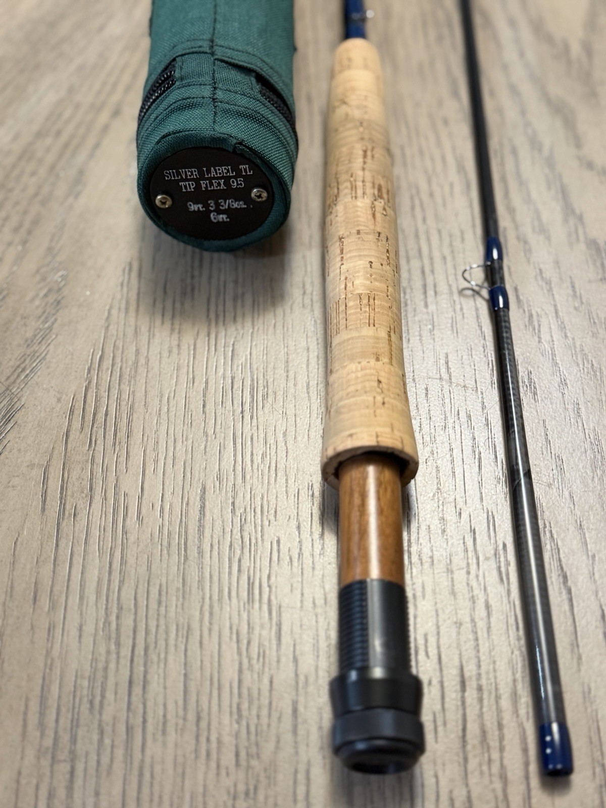 Vintage Orvis 2pc Silver Label TL Tip Flex 9.5 fly fishing rod 6wtMake An OFFER