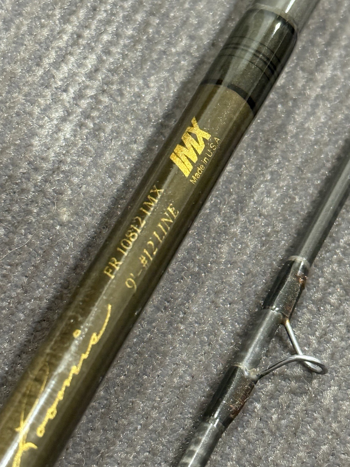 G-Loomis Fr-10812 Imx Fly Rod 9Ft #12 2Pc With Sock & Case