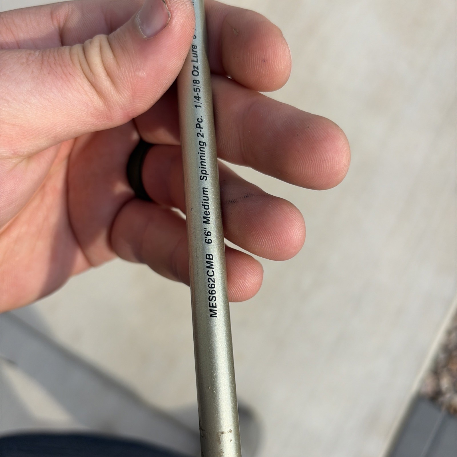 Mitchell Esprit MES662CMB 6′ 6” Med 2 Pc 6-15 lb Line Spinning Rod