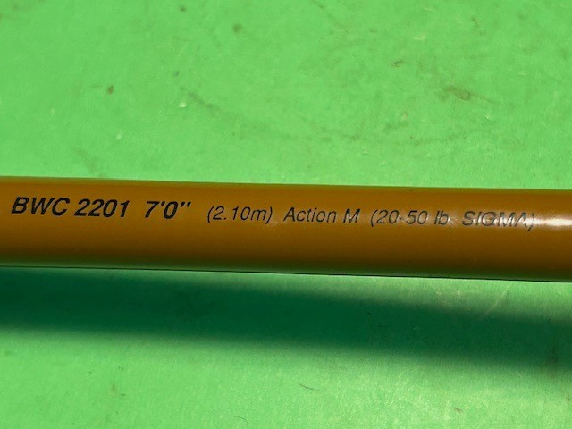 SHAKESPEARE UGLY STIK TIGER 7 FOOT 20 TO 50 POUND RATED CONVENTIONAL FISHING ROD