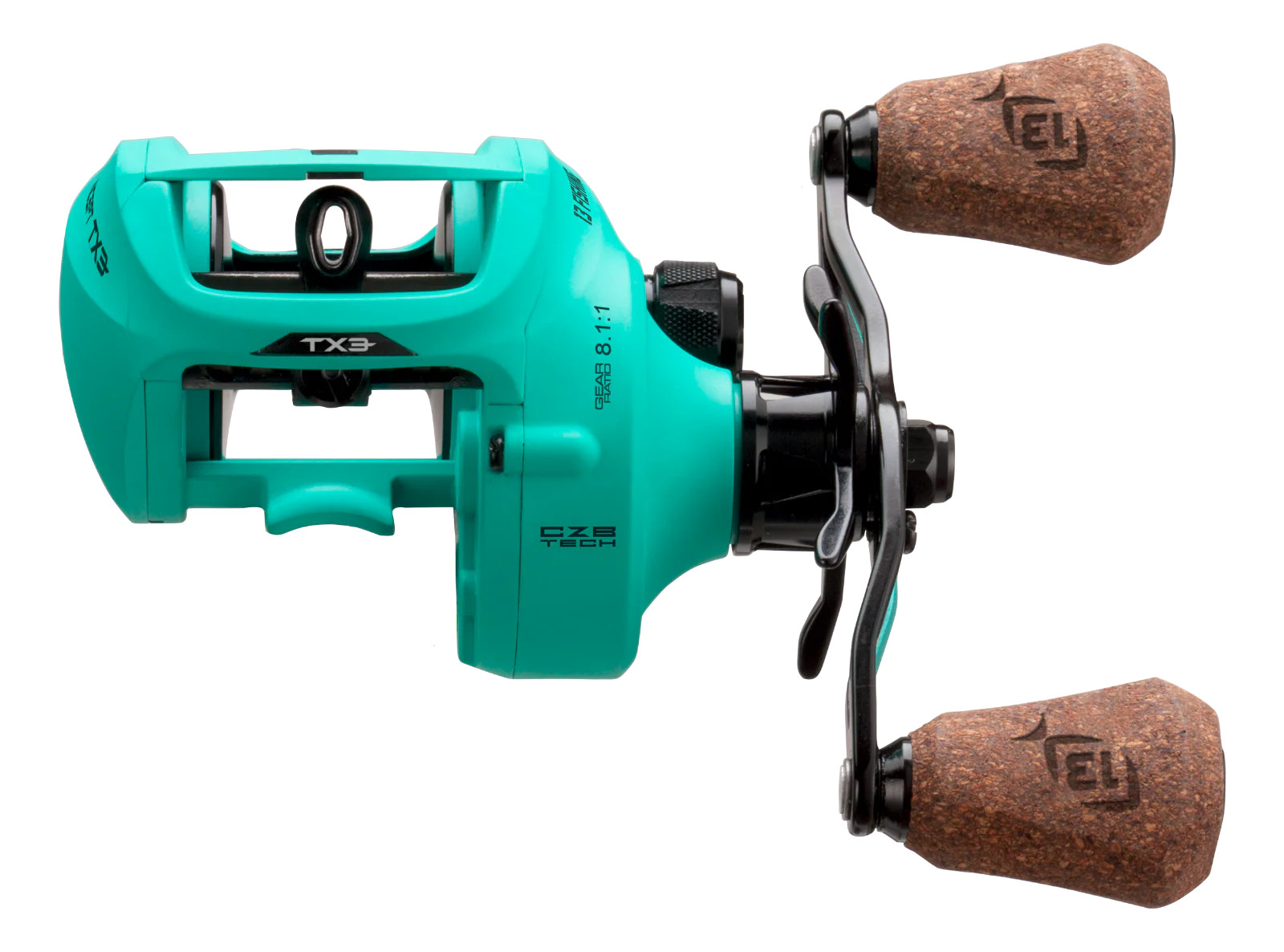 13 FISHING Concept TX3 Baitcast Reel – 8.1:1 + Braid 18Kg TX3-8.1-RH