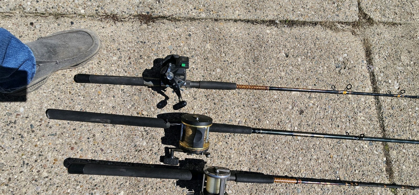 Down rigger Fishing Rods And Reels 4 Ugly Sticks 1 DAIWA Rod 1Browning Rod