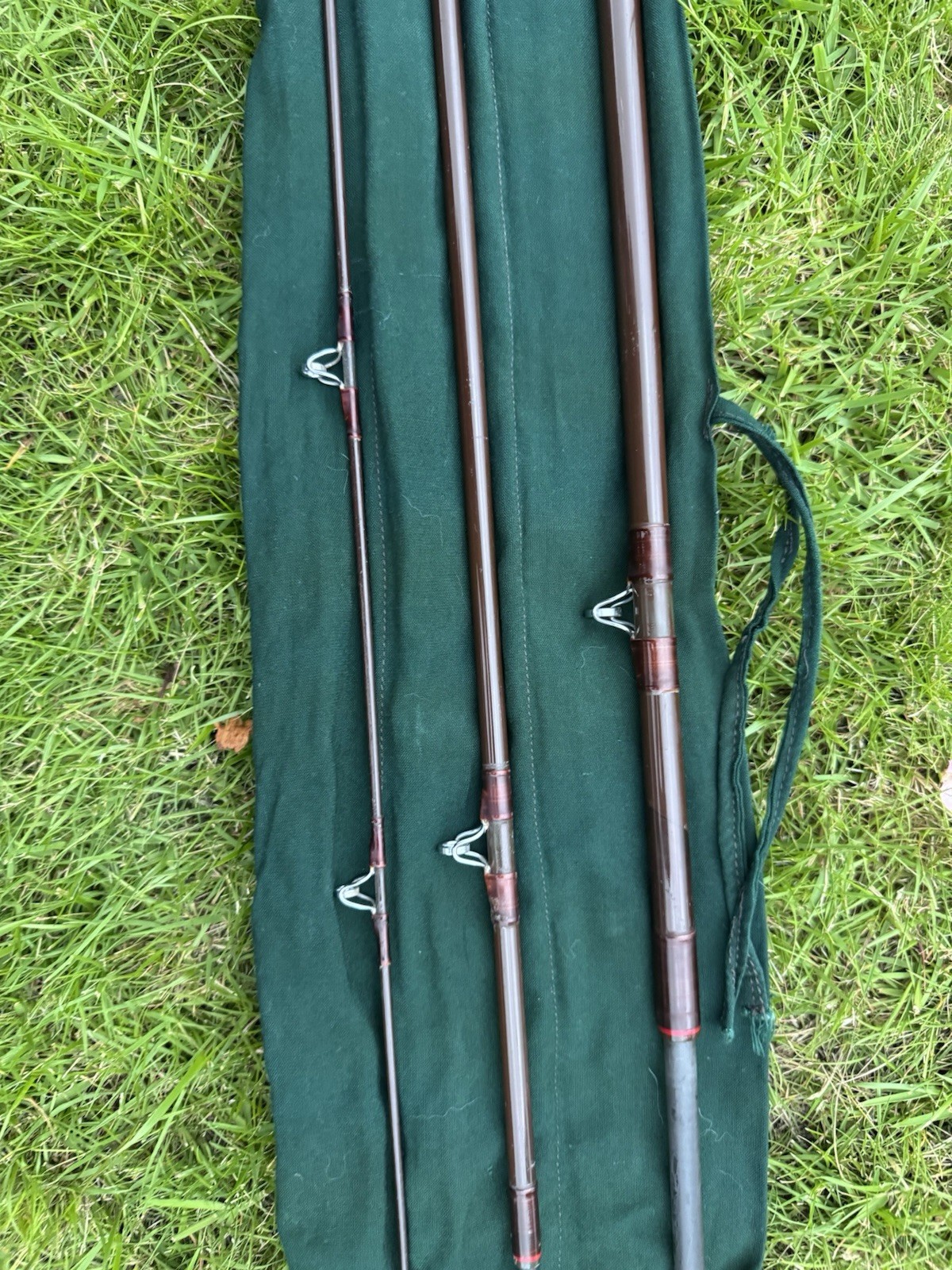 Rare Gold N West Fly fishers Canada Salmon Fly Fishing Rod 15ft