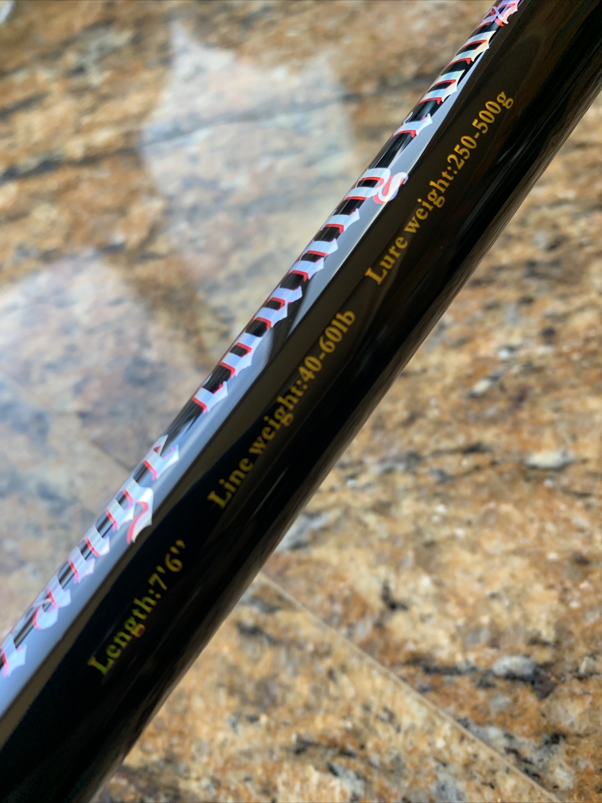🔥 Custom Creation 7’6” Big Fish Rod. 250-500+ gr. Jigs. 40lb. to ? OFFSHORE