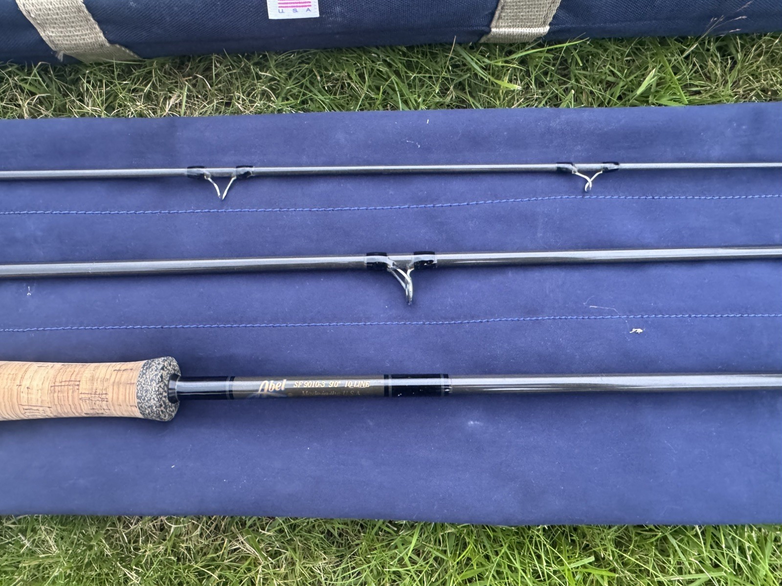 Rare Abel Sf 9010-3 9ft #10 Salt Water Fly fishing Rod