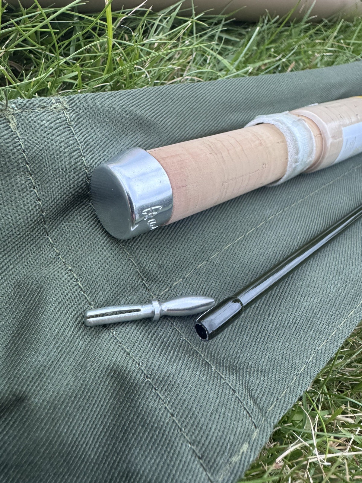 Brand new rare Hardy Glass The Aln 5ft 2pc trout fly fishing rod brook stream