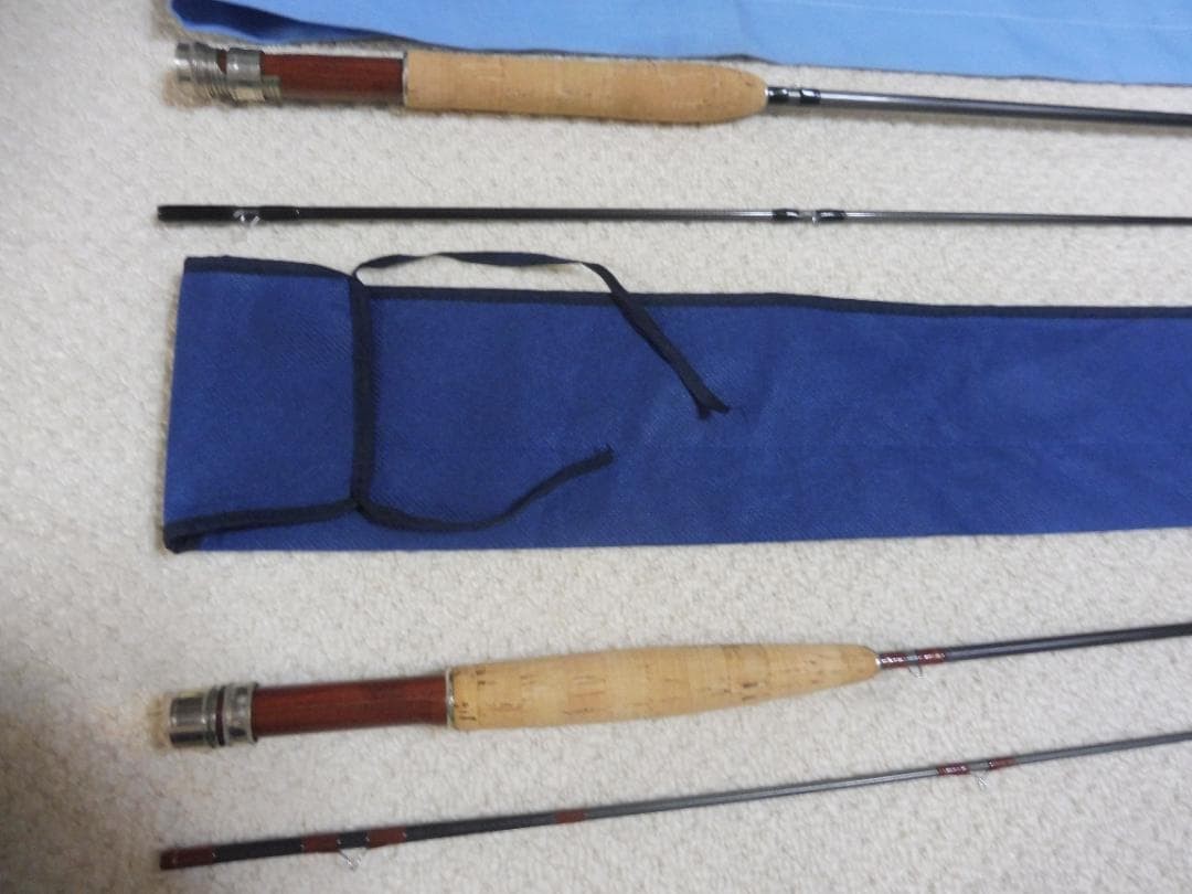 Great value 2 fly rods 8ft. #3/4 and 8ft6in.5