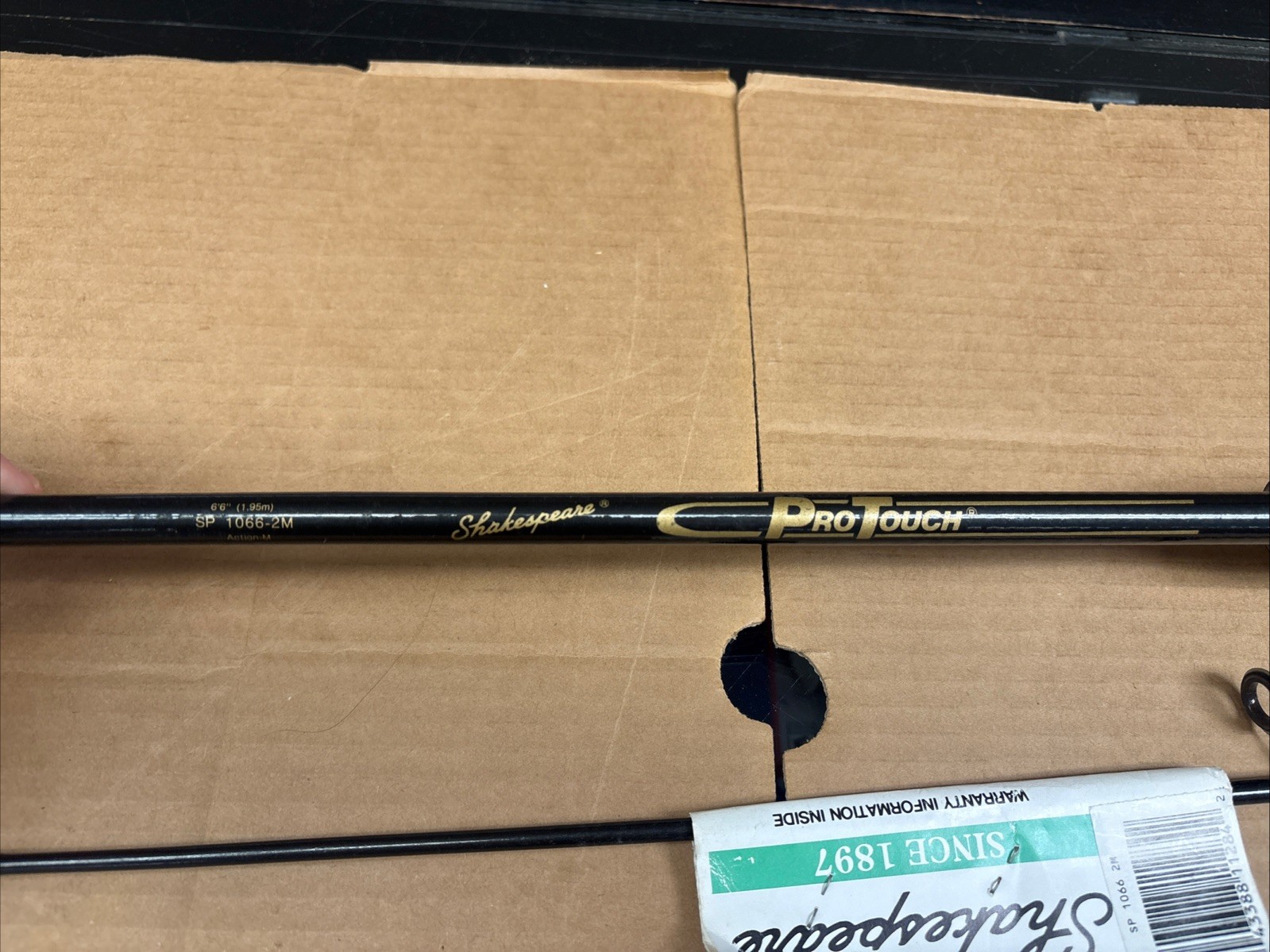 Shakespeare Pro Touch SP 1066-2M 6’6 Fishing Rod 2 Piece NOS