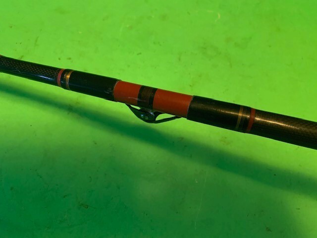 KUNNAN HOT RAIL SPIRALTECH GRAPHITE 5 FOOT 6 INCH 50 TO 130# RATED FISHING ROD
