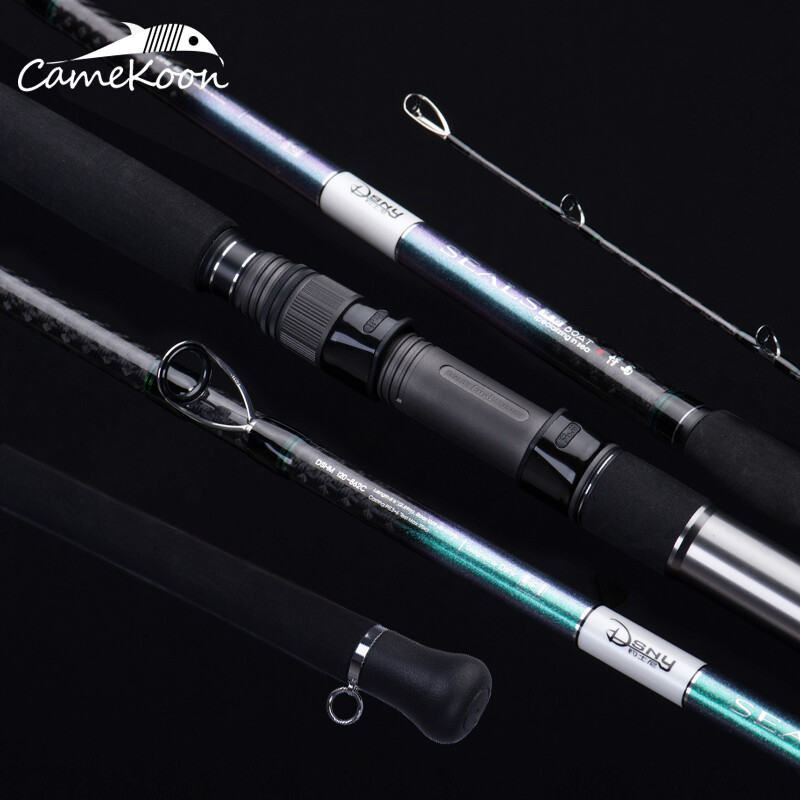CAMEKOON Offshore Boat Rod for Deep Sea Codfish,Skipjack Tuna,Heavy-Duty Grouper